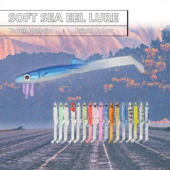 70mm 2.2g PVC Hard Bottom Bait Paddle Tail Sand Eel for Pike & Freshwater Fish-Ocean Boat River & Lake Fishing – Hard Lure – view 2