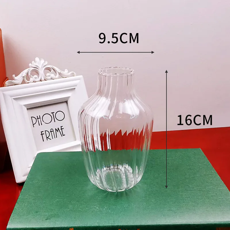Wholesale Bulk Wedding Flower Glass Vase Simple Glass Cylinder Vase