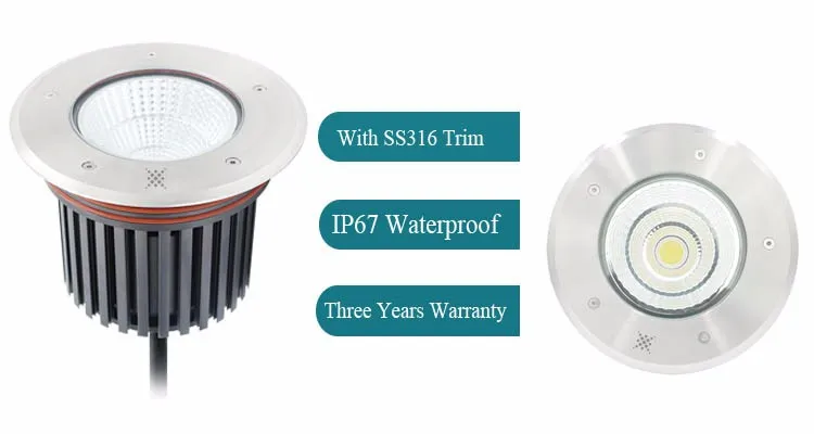 Outdoor LED Inground Lights Floor Buried Lights LED Underground Lights