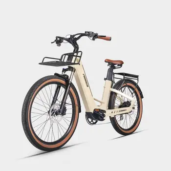 New Arrival  MIHOGO Removable Battery Carbon Fiber Electric City Bike 7 Speed  85N.M Carbon Road Bike
