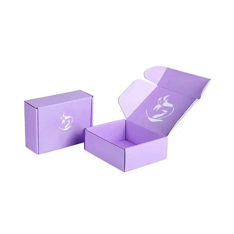 Matte Black Shipping Boxes Clothing Folding Recyclable Custom Logo