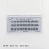 3 Line - SE 21-Black Hair-Clear Glue