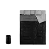 Black with gray