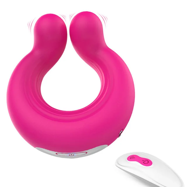 Hot Selling Men's Soft Silicone Cock Ring Remote Control Delay Ejaculation Vibrating Enhancement Penis Ring