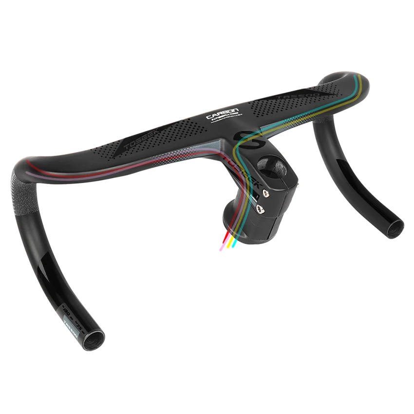 Guidon de vélo de route en carbone | Guidon de vélo de route