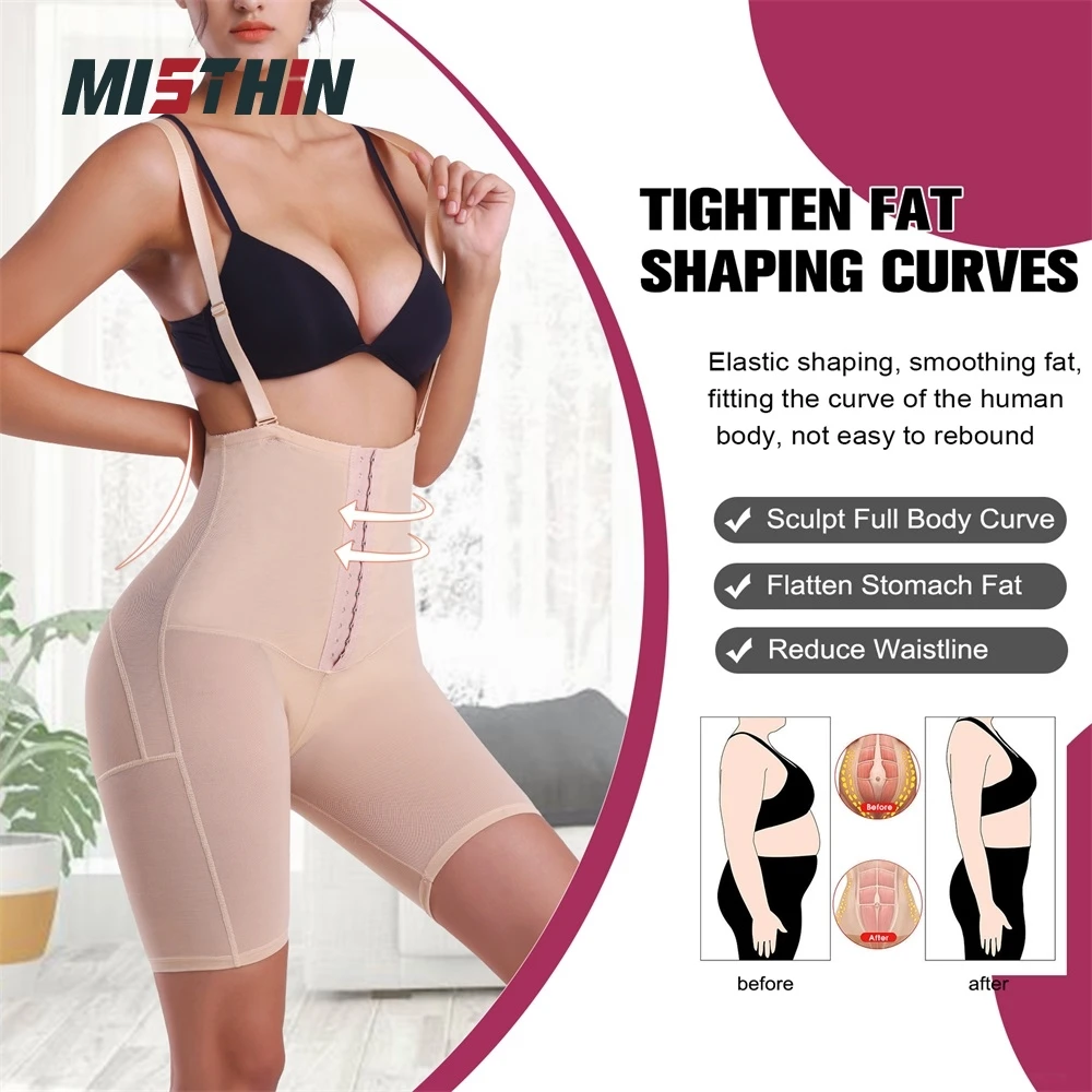 Seamless Women Shoulder Strap Shaping Underwear Body Butt Lifter Corset Panties Tummy Control Shaper Waist Trainer Shapewear supplier