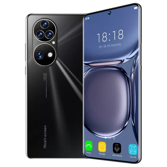 Original Smartphone P50 Pro 7.3 Inch 16GB+1TB 5G face ID Global version mobile phone Android smartphone