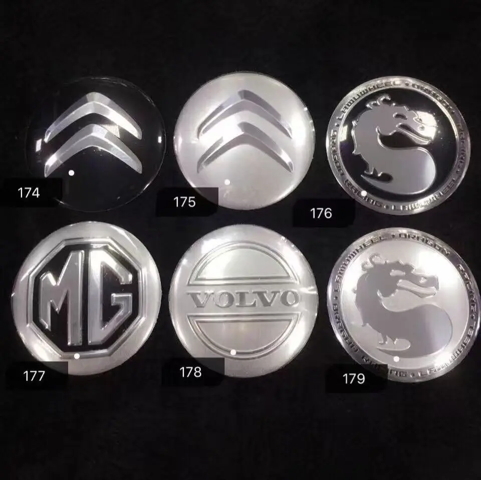 58 мм Крышка центральной крышки колеса автомобиля 3D переводная