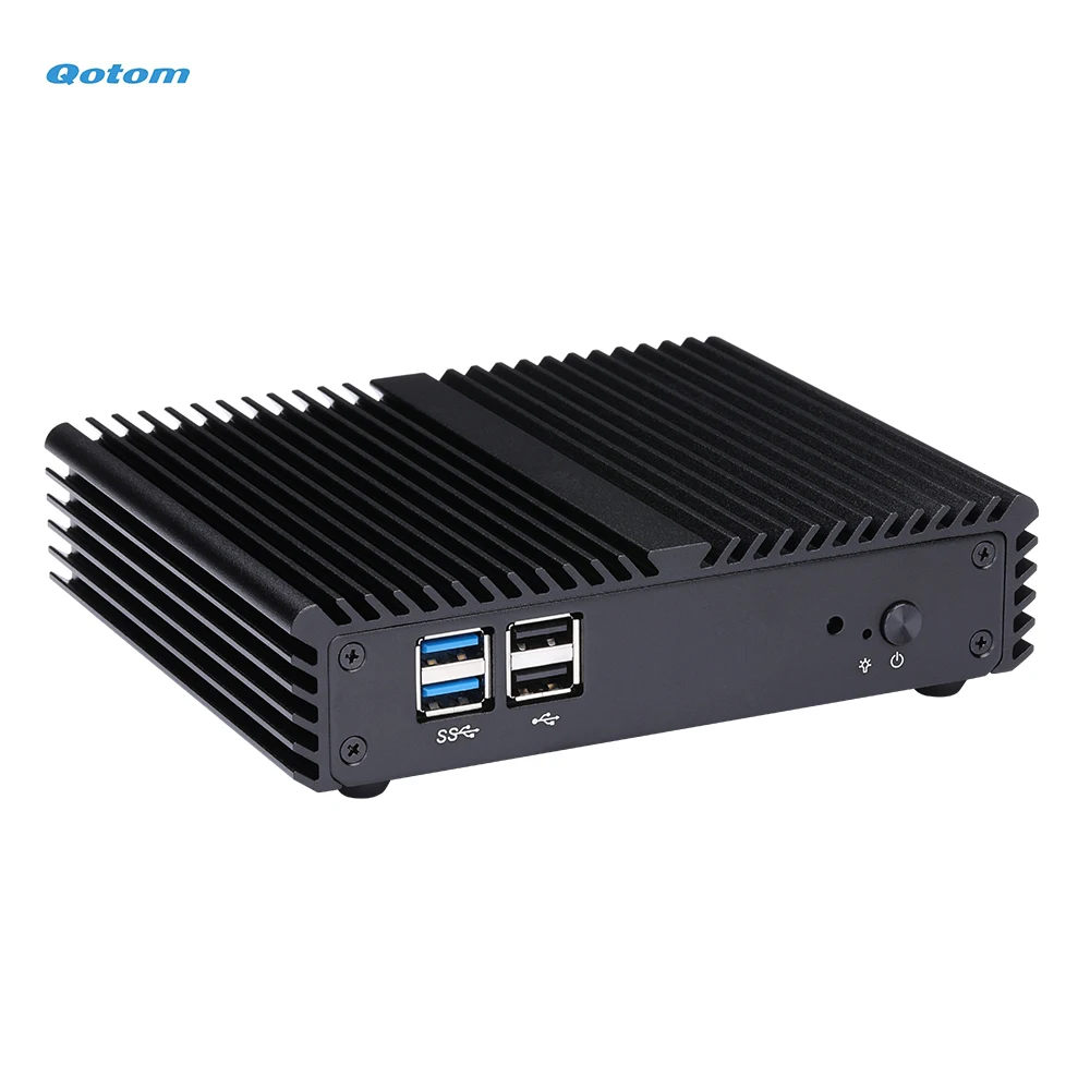 qotom mini pc q150s with celeron j3160 processor onboard quad