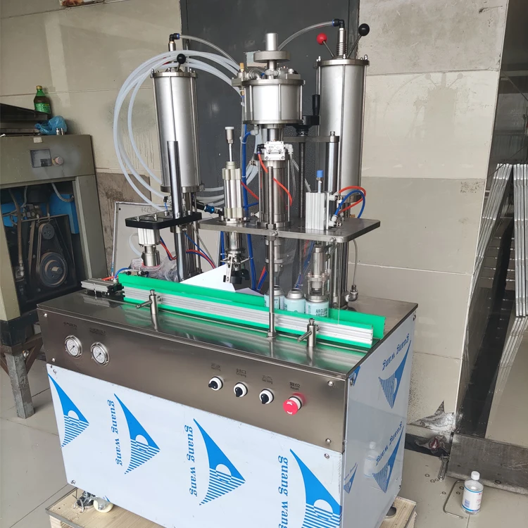 Полуавтоматические машины для наполнения аэрозольным спреем для вечеринки