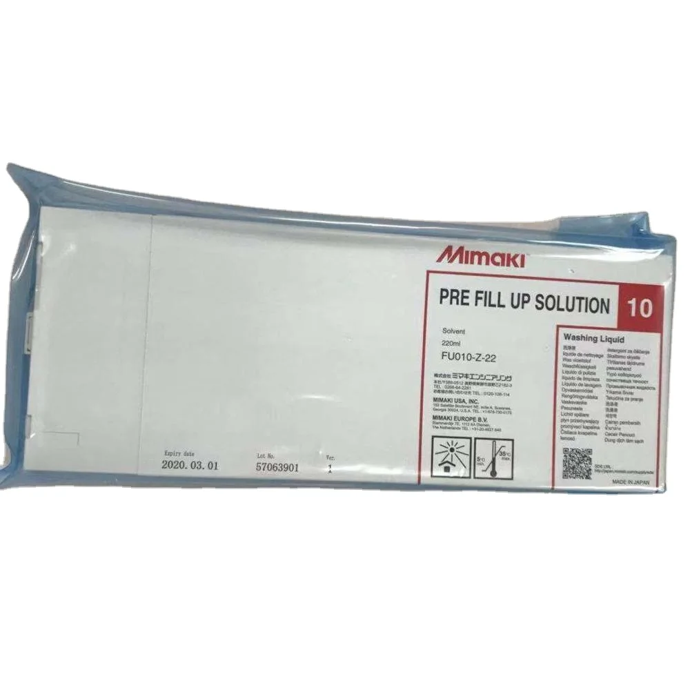 Оригинальный растворитель 220 мл мешок FU010-Z-22 предварительного заполнения раствора жидкость для стирки