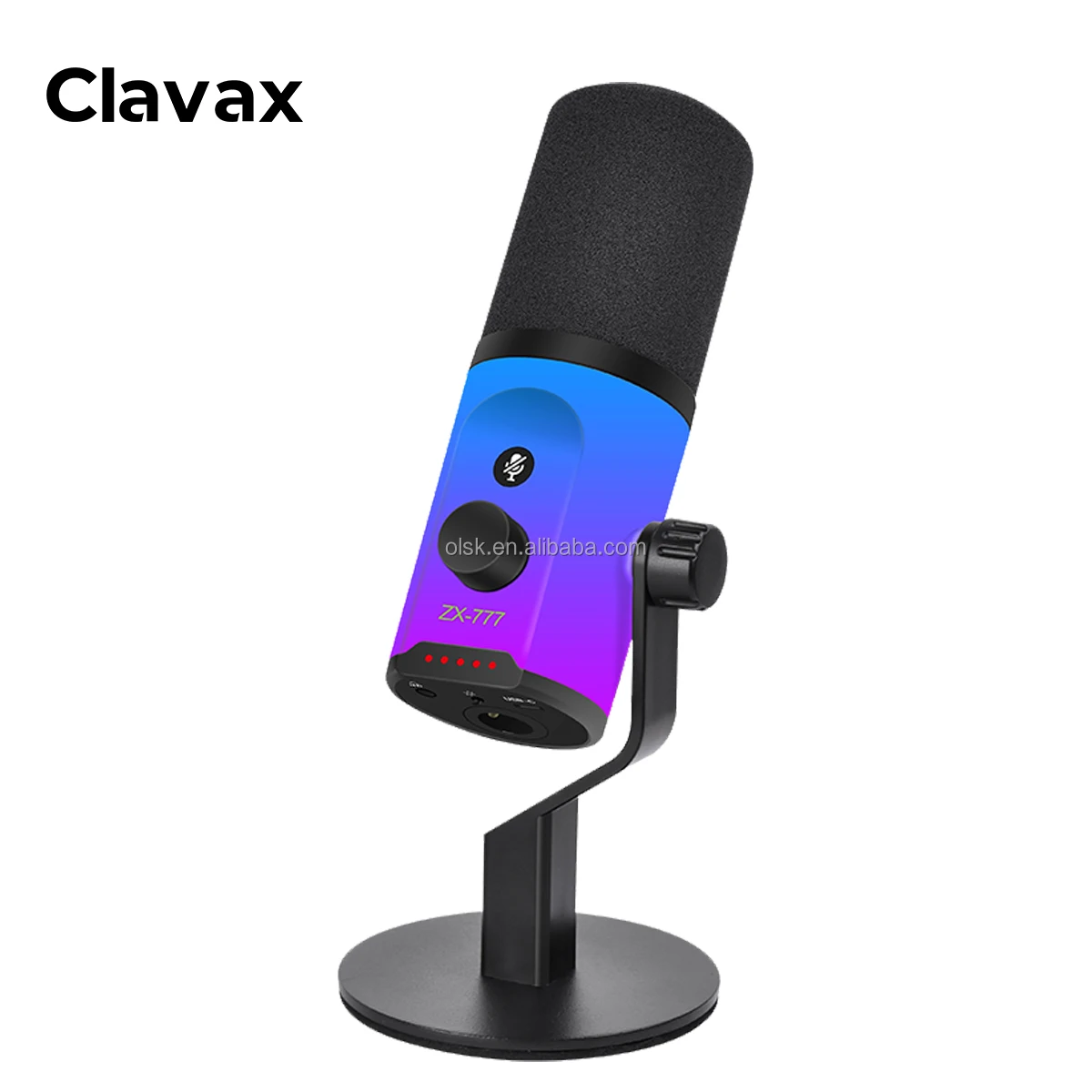 Clavax CLDY-ZX777 Dynamic Microphone for Gaming & Podcasts