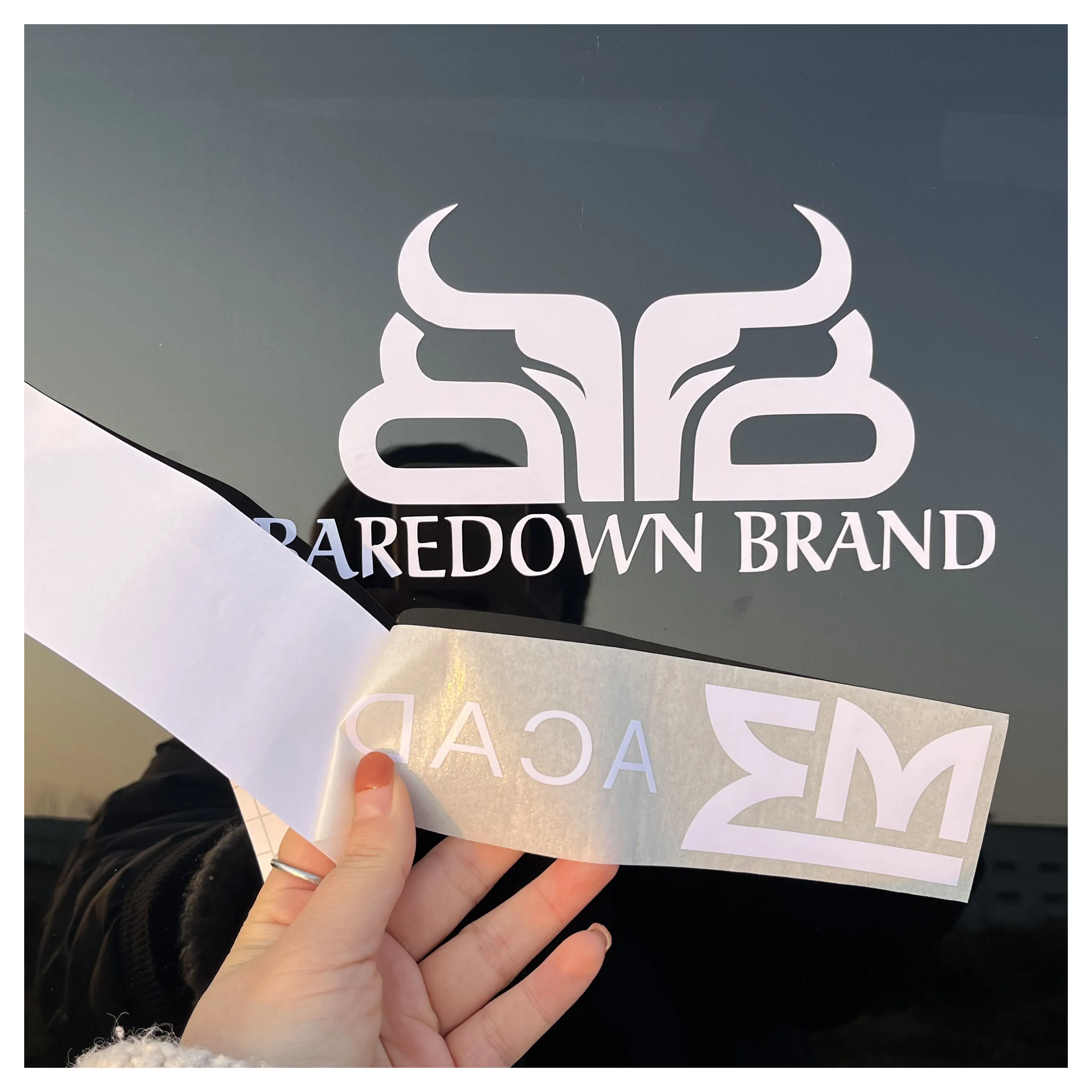 Weatherproof Waterproof Custom Multi Colors Die Cut Brand Logo Sticker Vinyl Car Decals Van Truck Bumper Transfer Sticker Decals