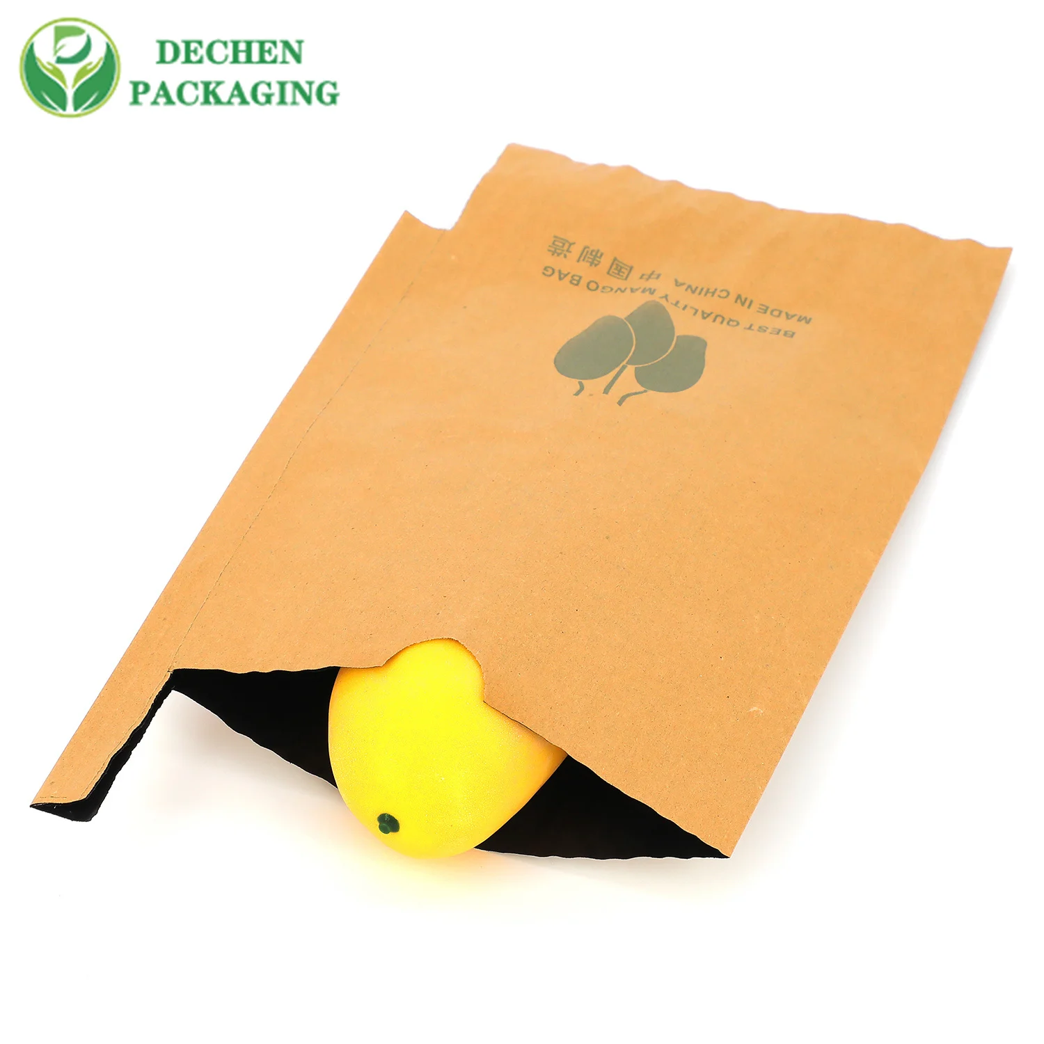Les doubles couches de sac de protection cultivent des sacs en papier de mangue adaptés aux besoins du client d'OEM