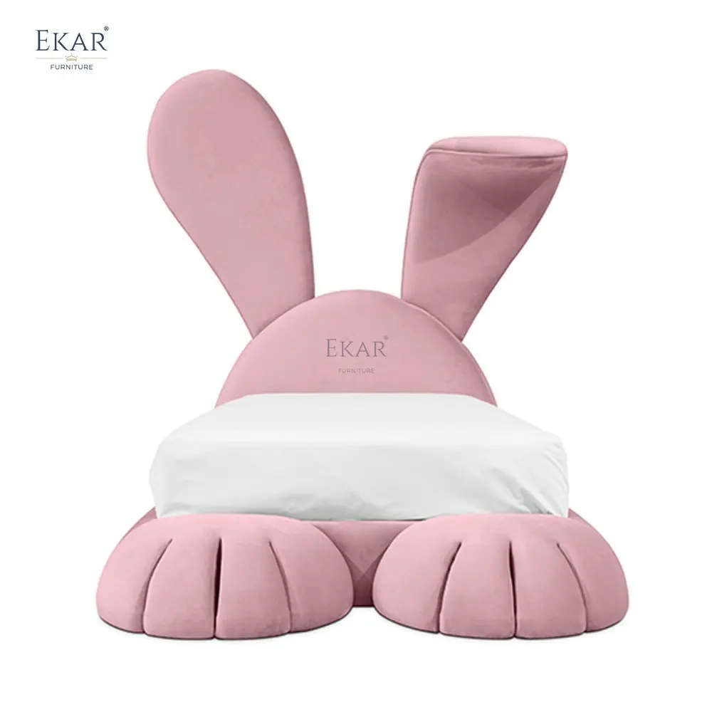 Adorable Bunny Bed with Hidden Ear-Shaped Night Light manufacture