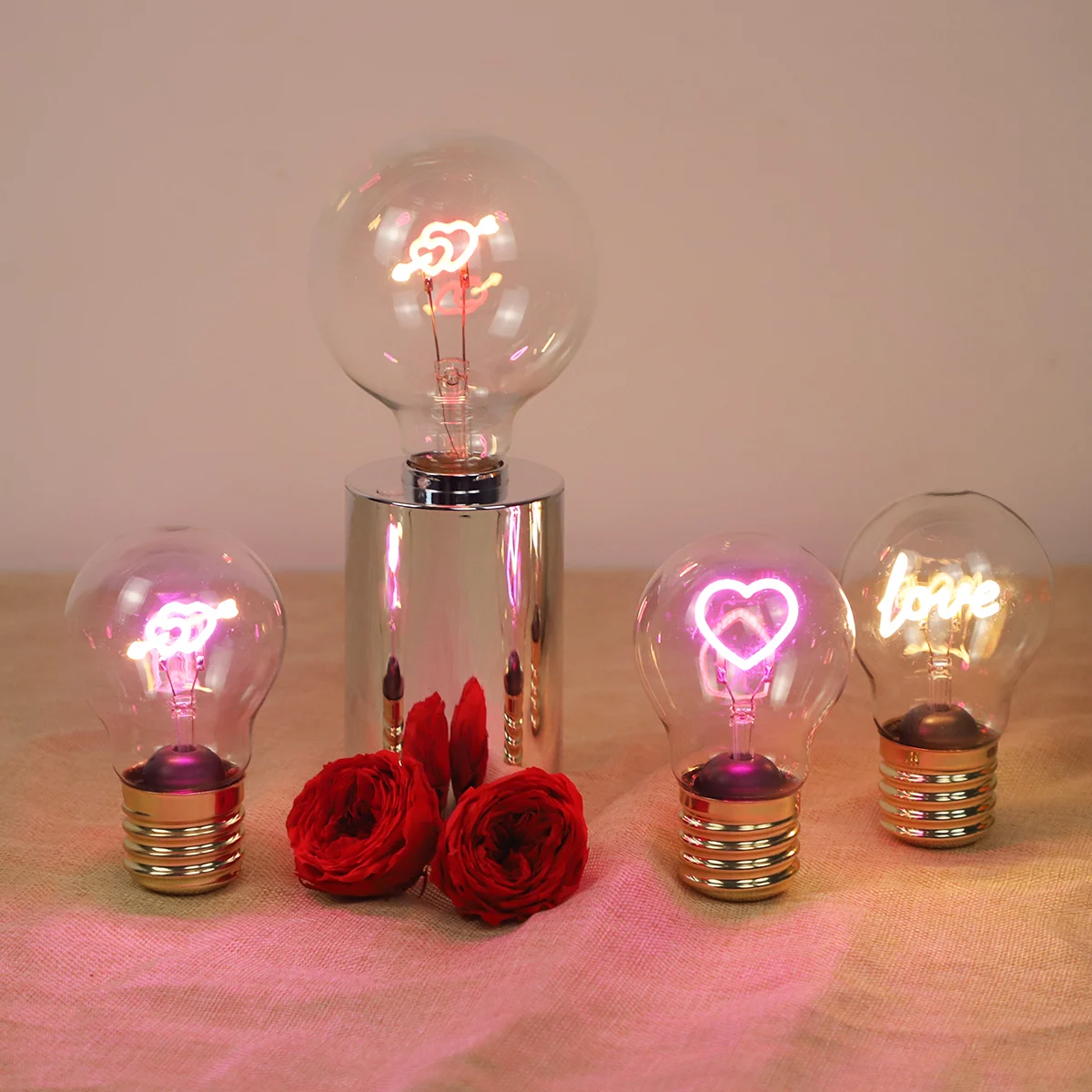 Alta Qualità Interruttore a Batteria Bulbo Alfabeto Segnale Luminoso per Decorazione Bar Matrimonio