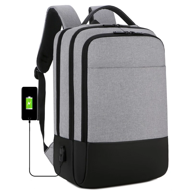 Customized Logo Laptop Bag Business Backpack Large Capacity Lightweight ...