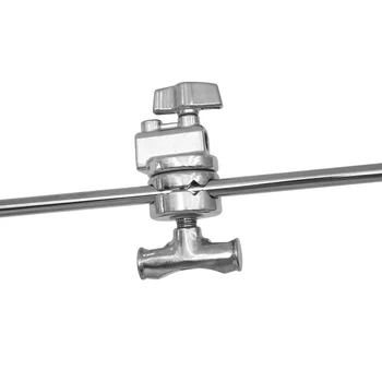 E-IMAGE LCS-04 Heavy Duty Light c Stand With Sliding Folding Legs Grip Arm Kit detail image