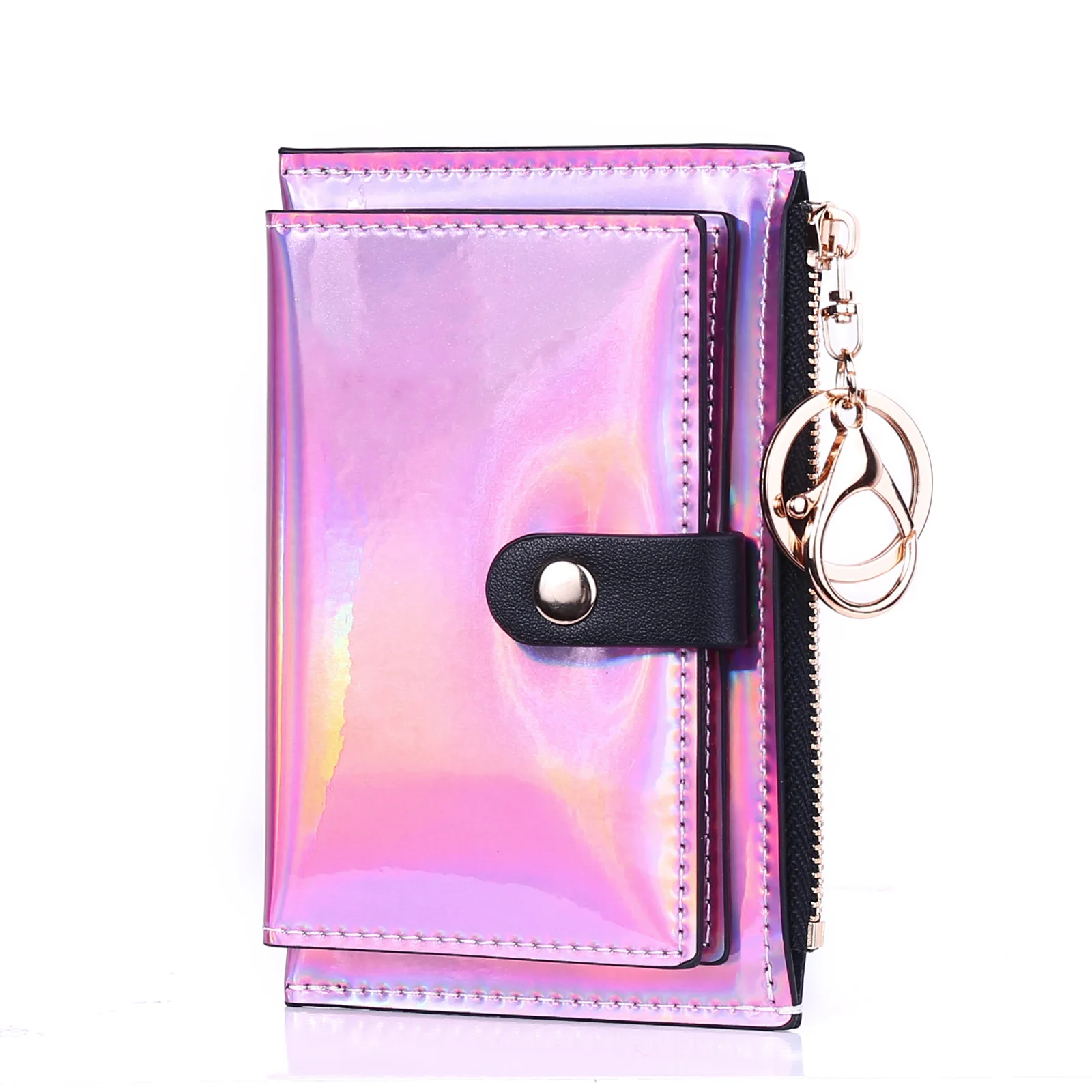 Multislot leather with chain wallet for men for take cards and money