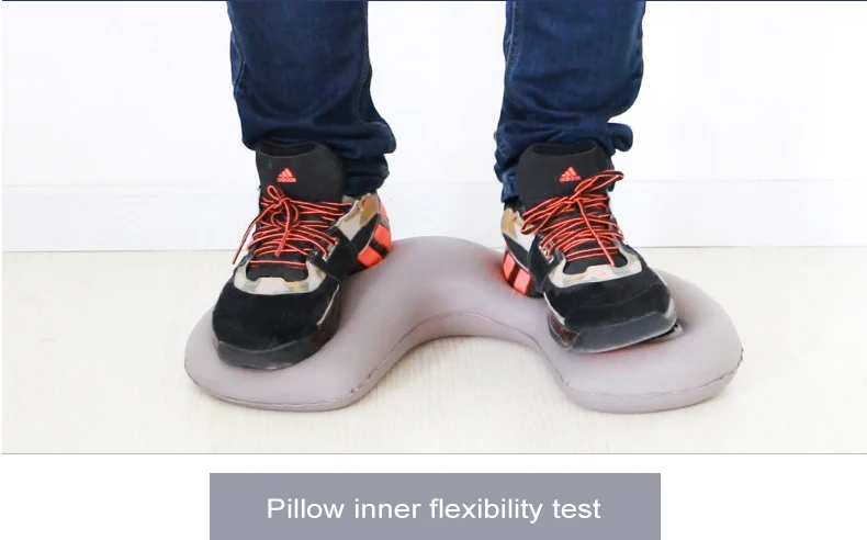 New Design Removable U Neck Support Pillow Inflatable Travel Neck Pillow With Hoodie