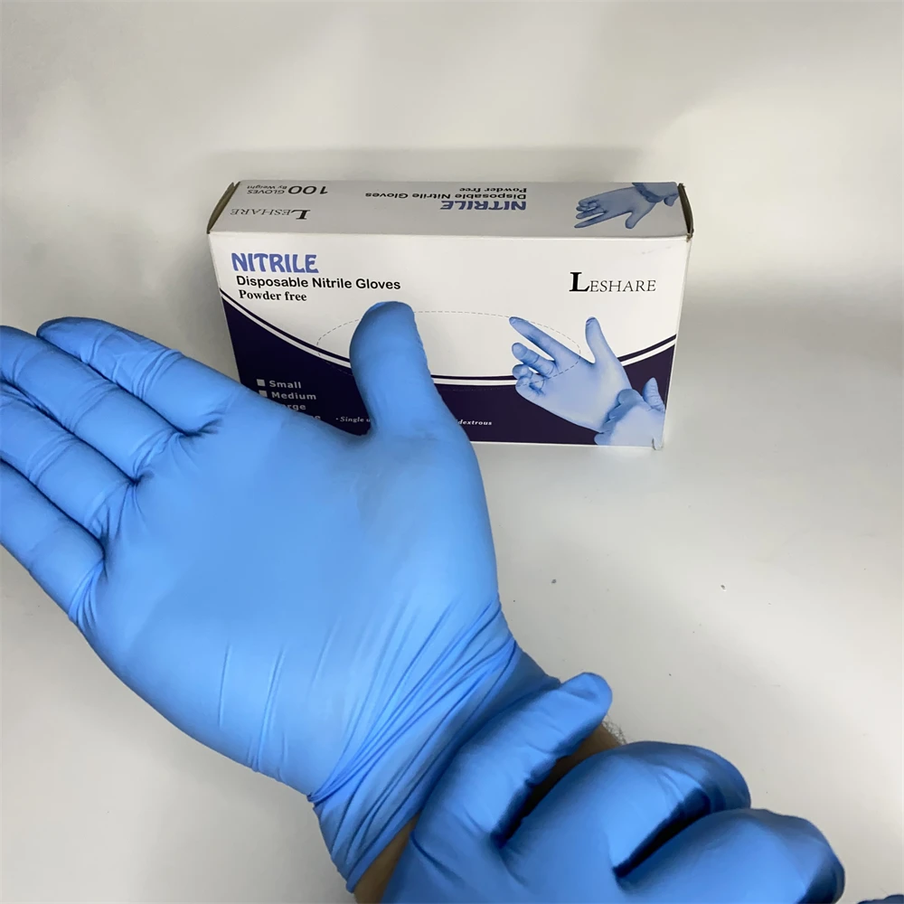 2022 Factory Wholesale Nitrile Butadiene Rubber Free Nitrile Working Blue Gloves Buy Nitrile