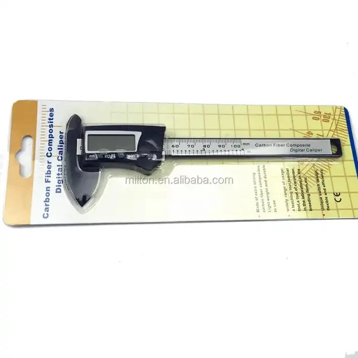 Super LCD 0-100MM 4inch Mini Digital Caliper Electronic Plastic Vernier Caliper