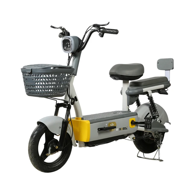 Factory Price 2 Seat Electrical Bicycle 350w Two-Wheeled Electric bike for City