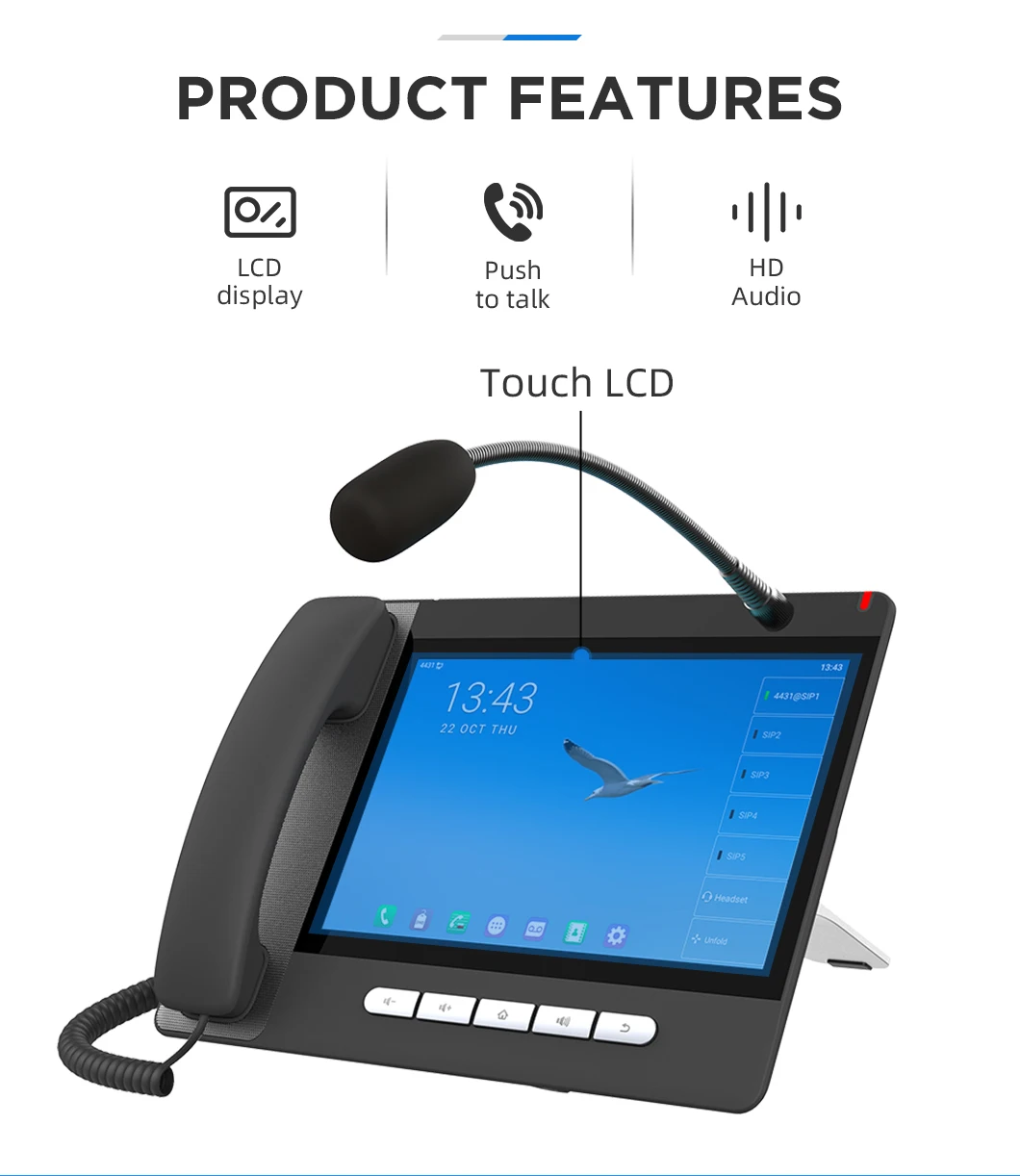 Broadcast Video Intercom System MINI OBT-9808H Voice IP PBX Server