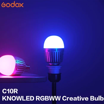Godox KNOWLED C10R 12W RGBWW Smart Bulb CCT Range 2000K-10000K Videography App Compatible for Wireless Control Without Battery product image