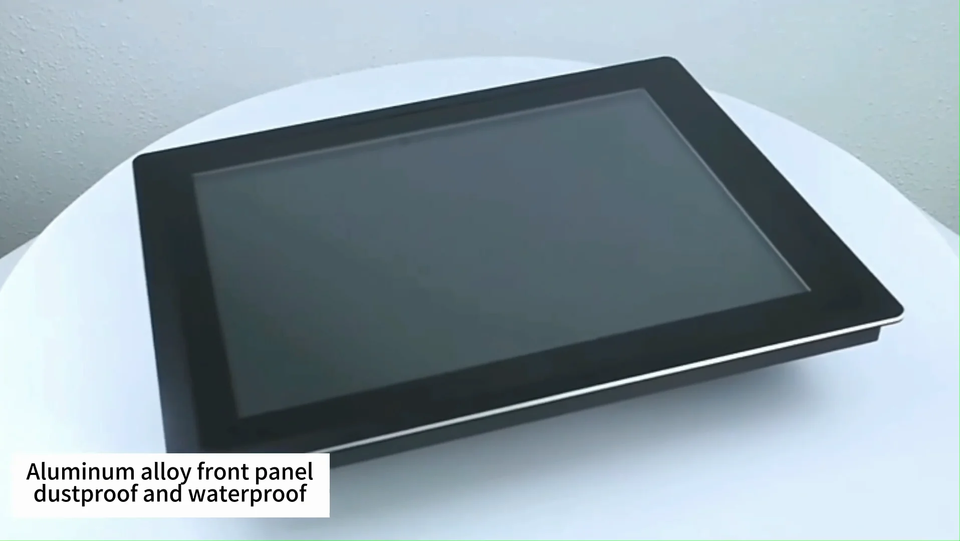 Enclosed Industrial Touch Monitor Aluminum Bezel Panel Pc J1900 Cpu Embedded All In One Tablet