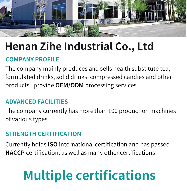 Private Brand Natural Moringa Leaf Instant Coffee Powder Sweet Chocolate Flavor Box Packaging Fat Burning and Detox Effects