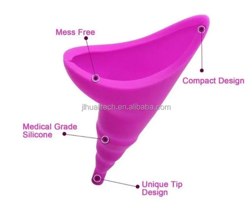 Pee Funnel for Women Reusable Women Pee Cup Silicone Portable Urinal Female Urination Device,Female Urinal