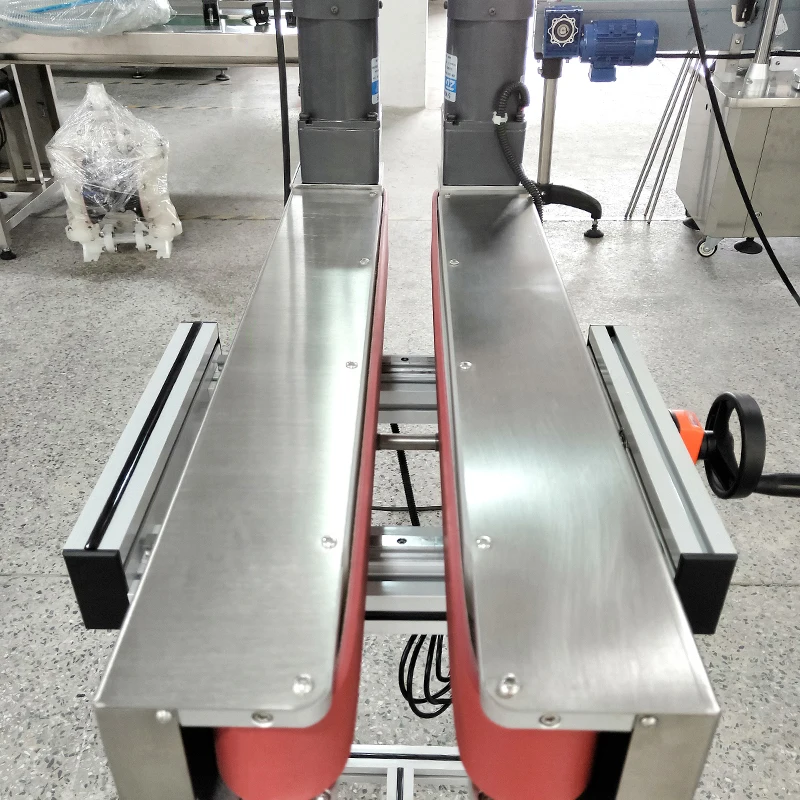 Cosmetics and Perfume Bottle Transporting Belt Adjustable Speed Height Conveyor Belt for Ink Jet Printer
