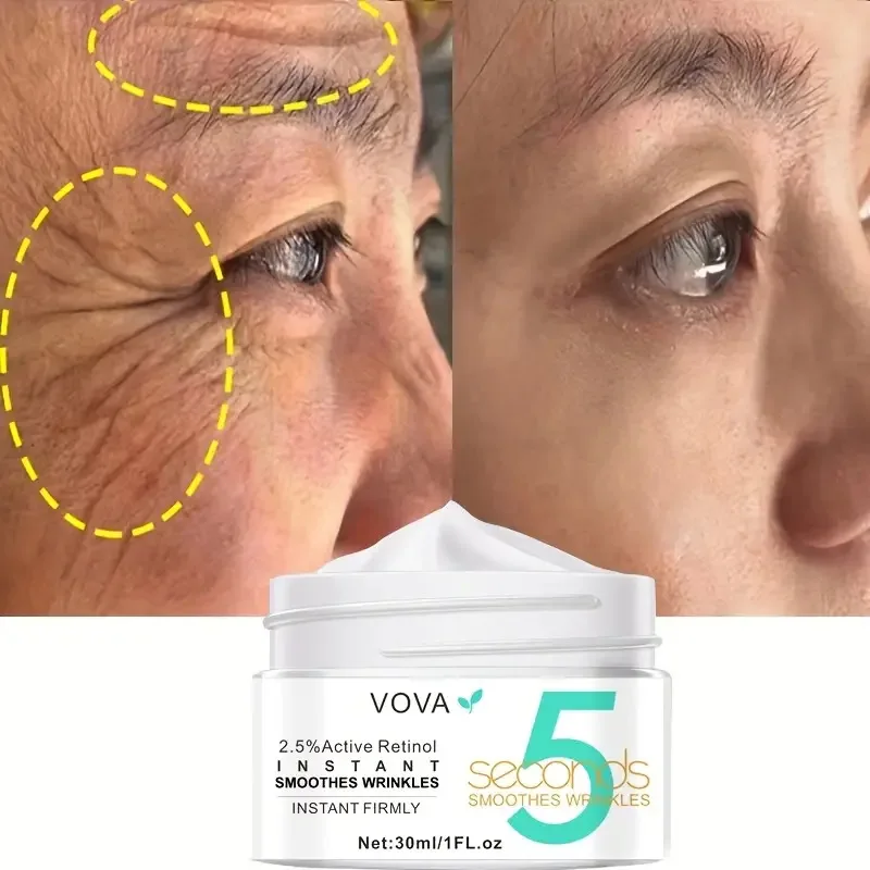 Vova Face Cream Instant Remove Eye Bags Retinol Cream Anti Puffiness