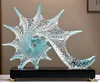 Étoile de mer en cristal (bleue)