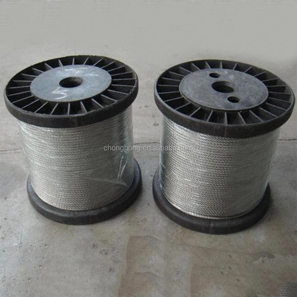 Cuerda De Acero Galvanizado Recubierta De Vinilo 7x19 – 500 Pies – 1/8 A 3/16 – Marca Groove Industrial
