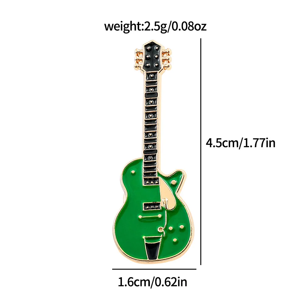 Custom Guitar Design Metal phone Sticker Glue Emblem 3M Glue Lapel Pin For Diy Phone Case manufacture