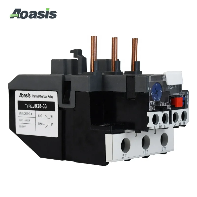 Relé De Sobrecarga Térmica LR2 D13 - 4-6A, 3 Fases, 1NO 1NC, Protector De Motor
