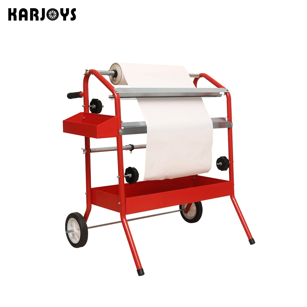 Movable Masking Paper Film Dispenser Masking Paper Trolley Automotive Masking Machine