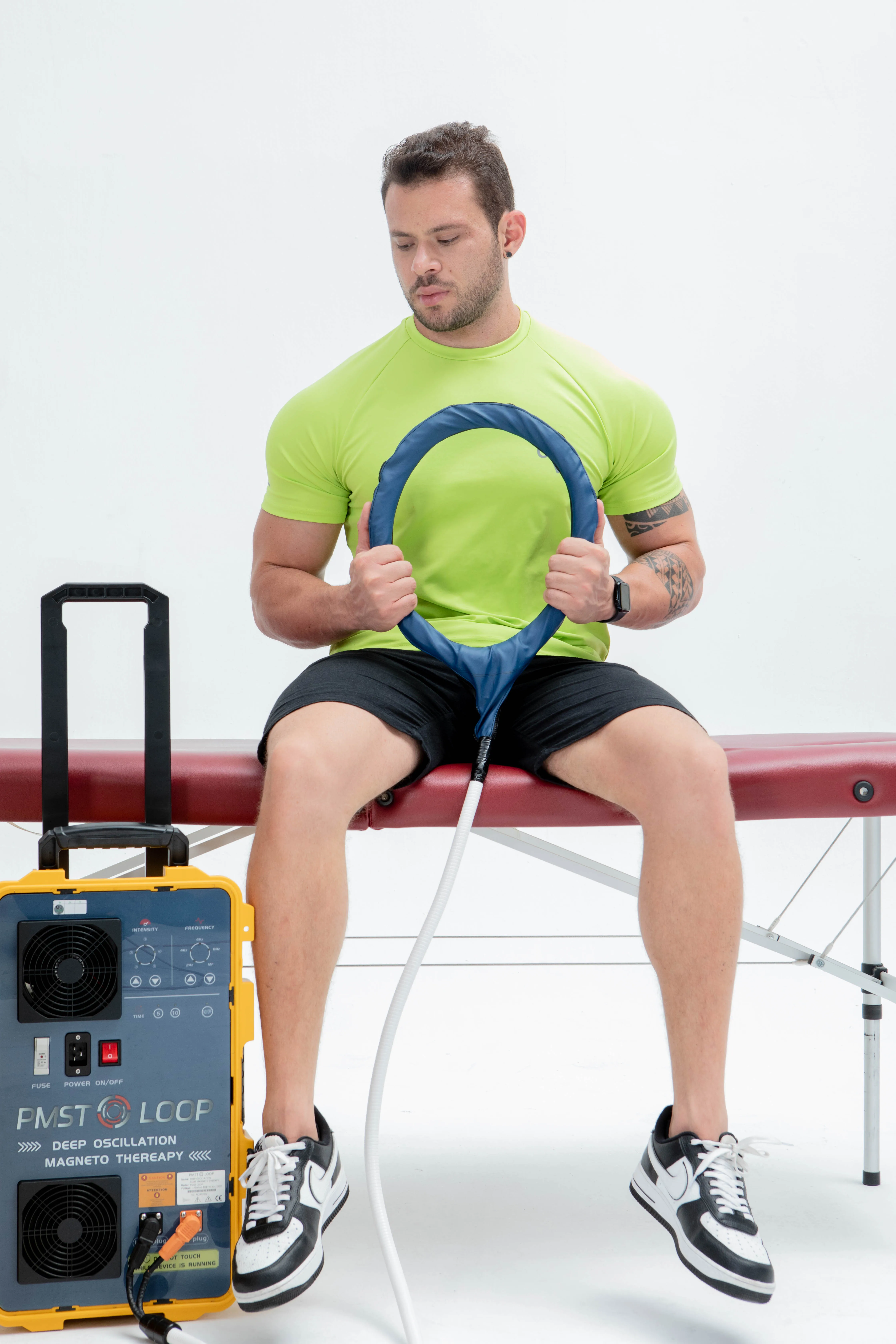 6000 Gauss PEMF Loop Physio Magneto Pulser Therapy Device Horse Physiotherapy Rehabilitation Equipment