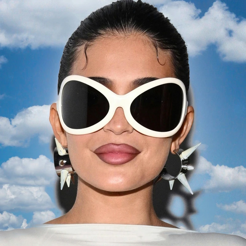 Occhiali Da Sole Retrò Ovali - Lenti Grigie UV400, Unisex - Foto 6