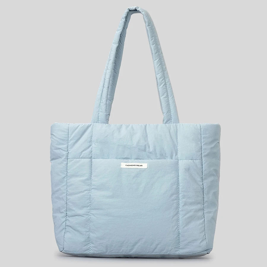 Customize Female Shoulder Bag Large Capacity Puffy Handbag 2023