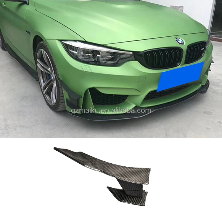 MADスタイル F80 M3 カーボンファイバー フロントバンパーカナード F82 