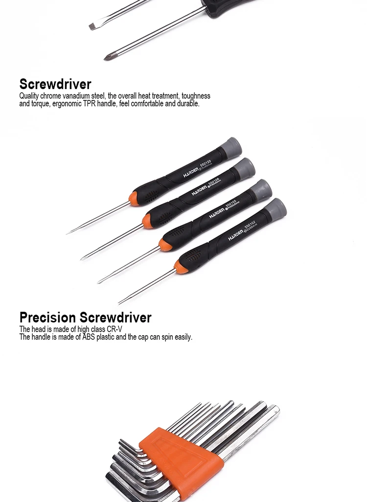Professional OEM Service Chrome Vanadium 18pcs Car Repair Tool Set With Box