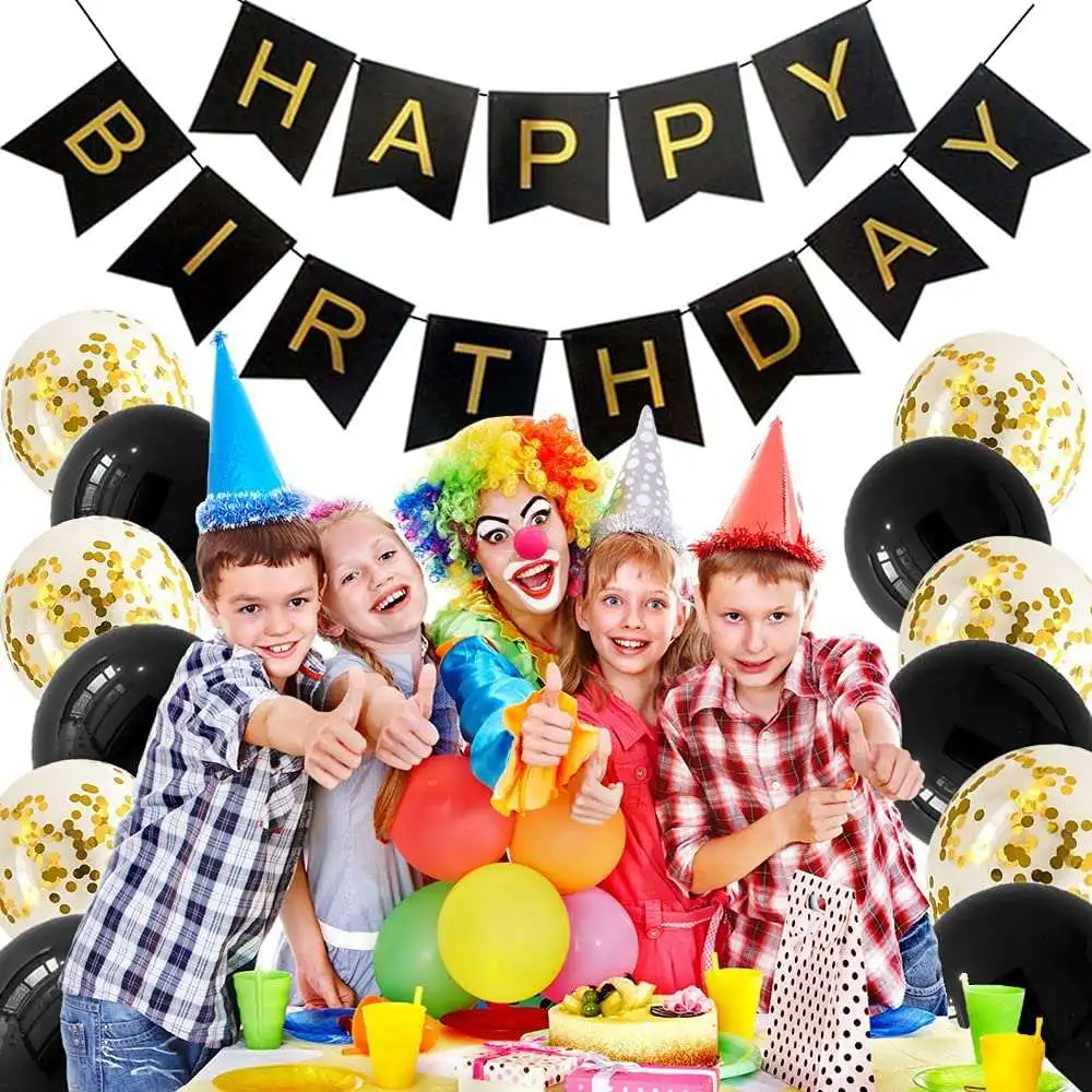 36 Pack Gender Reveal Confetti Balloons - Unisex Party Decor With Helium (Baby Feet, Pram Design)