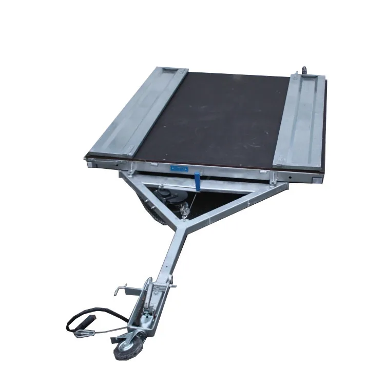 Small Car Carrier Trailer Travel Off Road Camper Trailer Tool Box