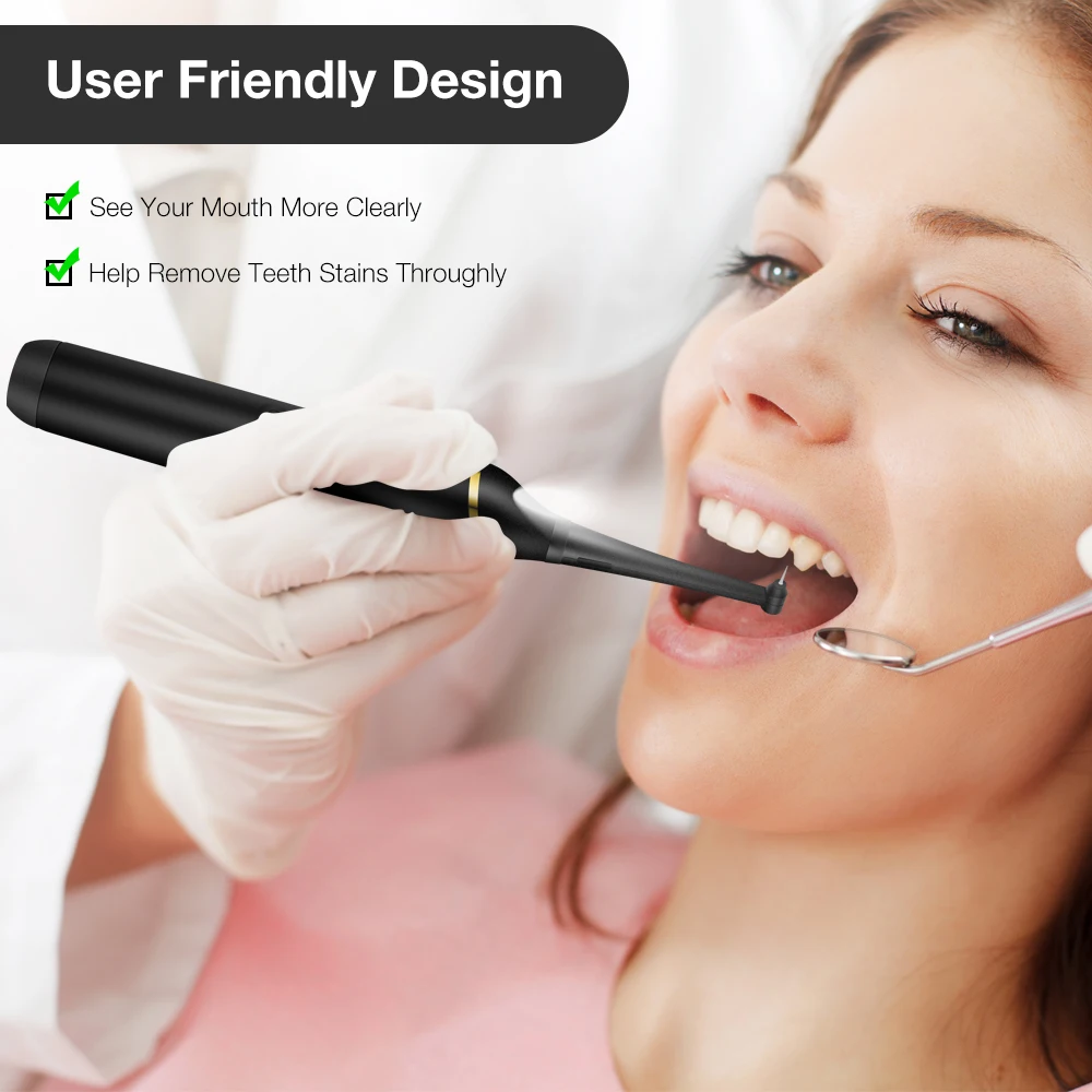Home Use Tartar Scraper Tool Kit Electric Tooth Cleaner Dental Scaler Calculus Remover