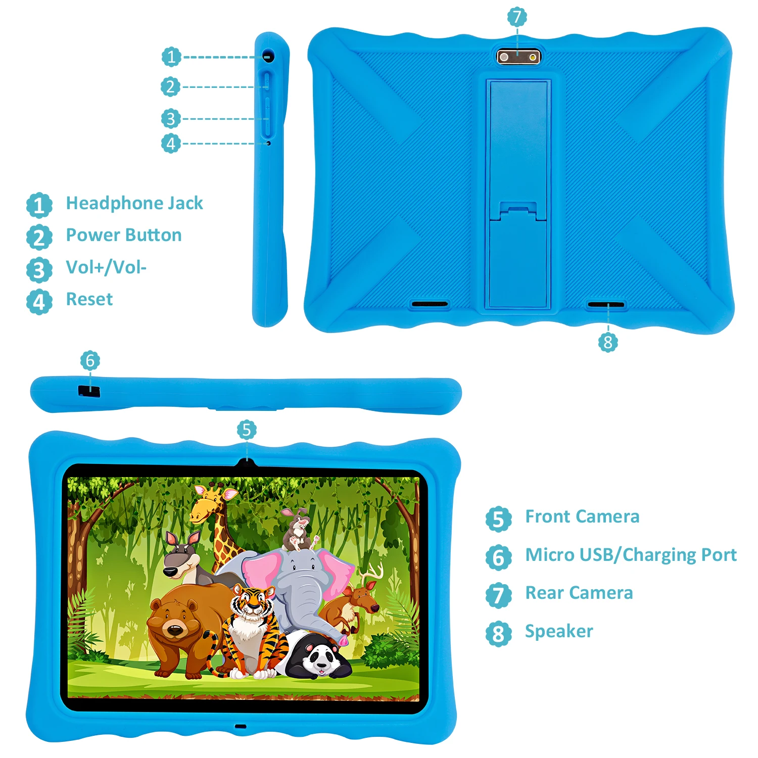 Android 11 Tablets on Sale Tablet for Kids 8-12 Years Old Kids Tablet with Sim Card Slot Ebook Reader