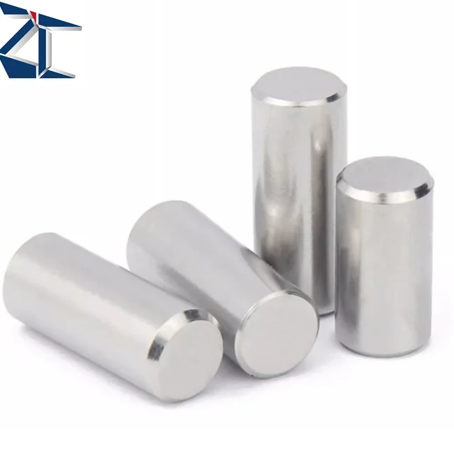 Customized High Quality Stainless Steel Spring Taper Zirconia Knurl Grooved Threaded Dowel Pin