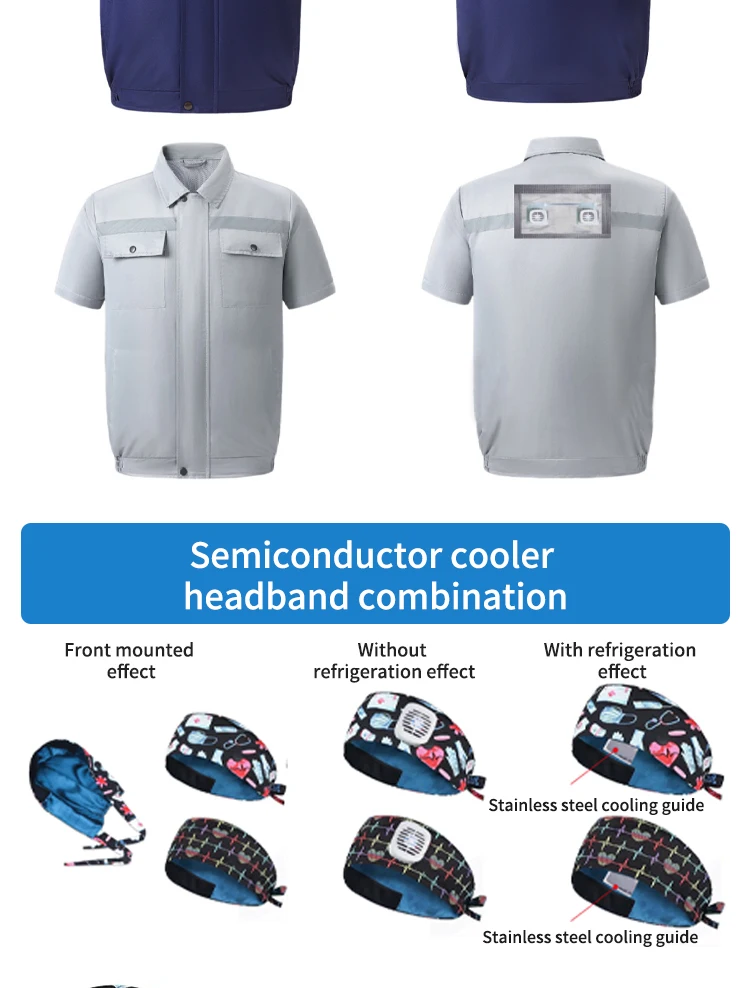 Air Conditioning Outdoor Work Cooling Jacket with Fans for Outdoor Work ...